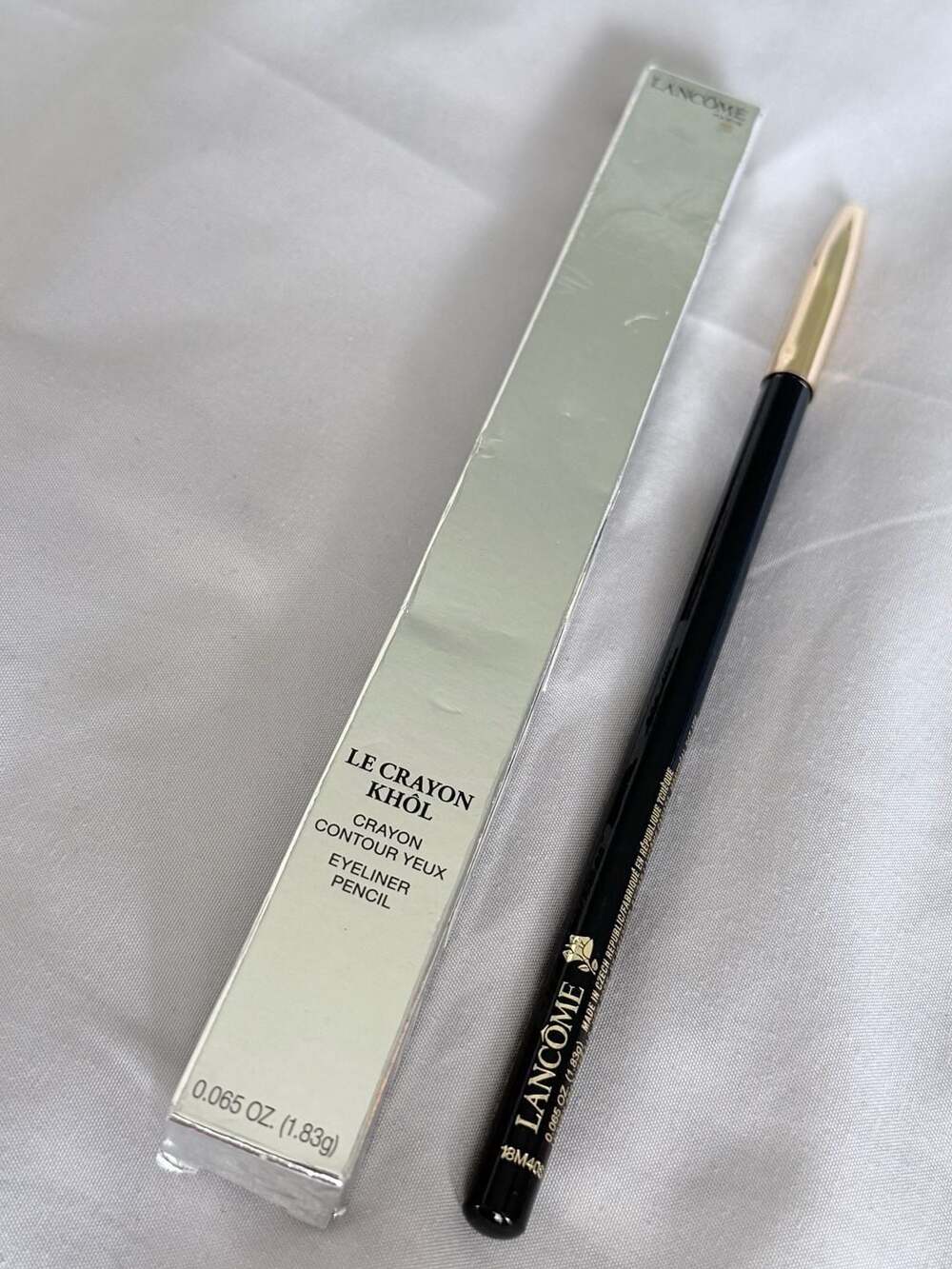 Lancôme Le Crayon Khôl Eyeliner Pencil 400 Black Lapis DISCONTINUED HTF 0.065 oz